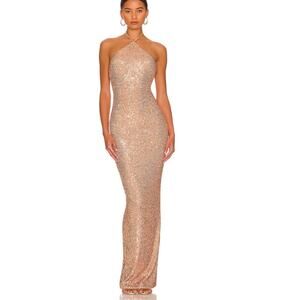 Nookie Treasure Gown in Camel NWT Size Large